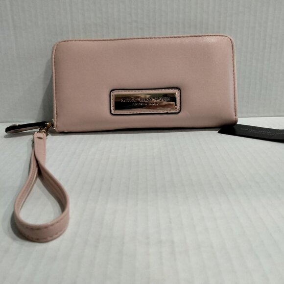 Andrew Marc Handbags - Marc New York Andrew Marc Leather Wallet, Pink Wristlet, NWT